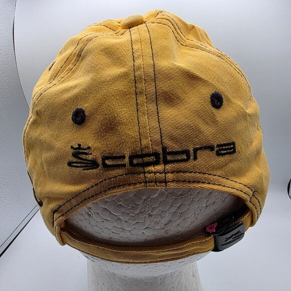 Cobra Footjoy FJ Adults Yellow Baseball Hat Cap Casual Outdoors Adjustable - Picture 3 of 8